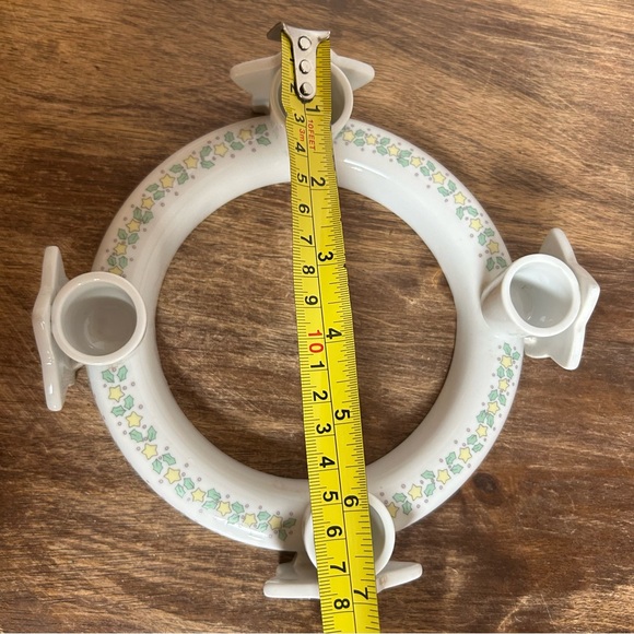 Vintage Precious Moments 1991 Advent Wreath Candle Holder Come Let Us Adore Him - Picture 8 of 8